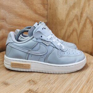 Girls Nike Force 1 Fontanka Grey Fog Phantom Sneakers